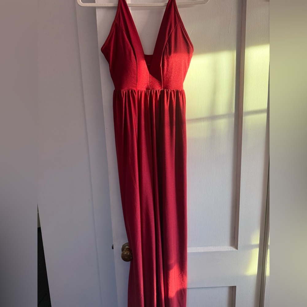 Red jumpsuit